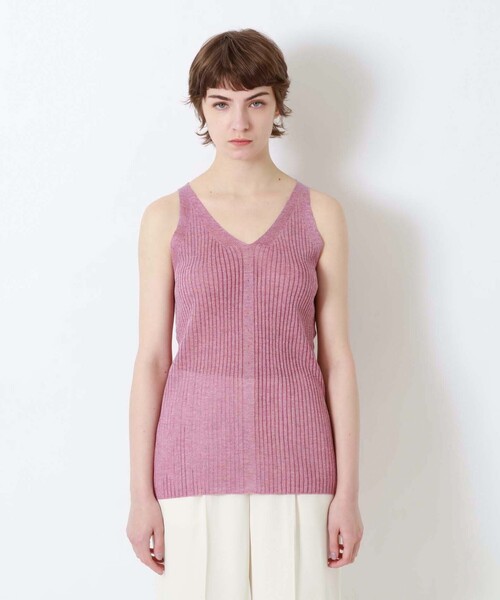 LOVELESS（ラブレス）の「アンサンブルメッシュカーディガン（カーディガン/ボレロ・レディース・ブラウン/オフホワイト/ピンク系その他/イエロー/グリーン・34/36）」の17枚目の写真