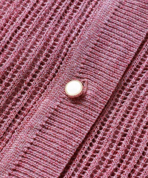 LOVELESS（ラブレス）の「アンサンブルメッシュカーディガン（カーディガン/ボレロ・レディース・ブラウン/オフホワイト/ピンク系その他/イエロー/グリーン・34/36）」の19枚目の写真