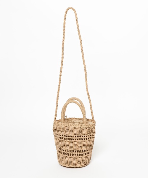 WEGO（ウィゴー）の「WEGO/2wayデザイン編みショルダー（ショルダーバッグ・レディース・ナチュラル/ベージュ・FREE）」の15枚目の写真