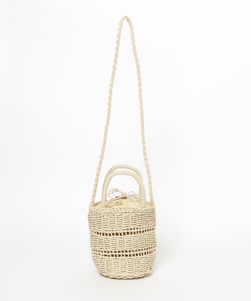 WEGO（ウィゴー）の「WEGO/2wayデザイン編みショルダー（ショルダーバッグ・レディース・ナチュラル/ベージュ・FREE）」の18枚目の写真