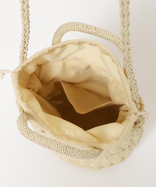 WEGO（ウィゴー）の「WEGO/2wayデザイン編みショルダー（ショルダーバッグ・レディース・ナチュラル/ベージュ・FREE）」の20枚目の写真