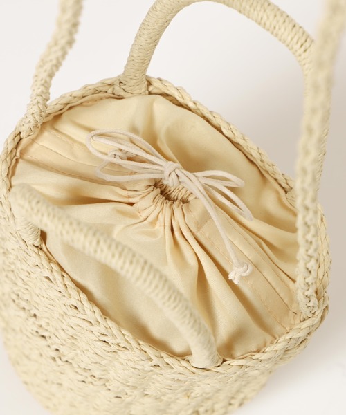 WEGO（ウィゴー）の「WEGO/2wayデザイン編みショルダー（ショルダーバッグ・レディース・ナチュラル/ベージュ・FREE）」の22枚目の写真