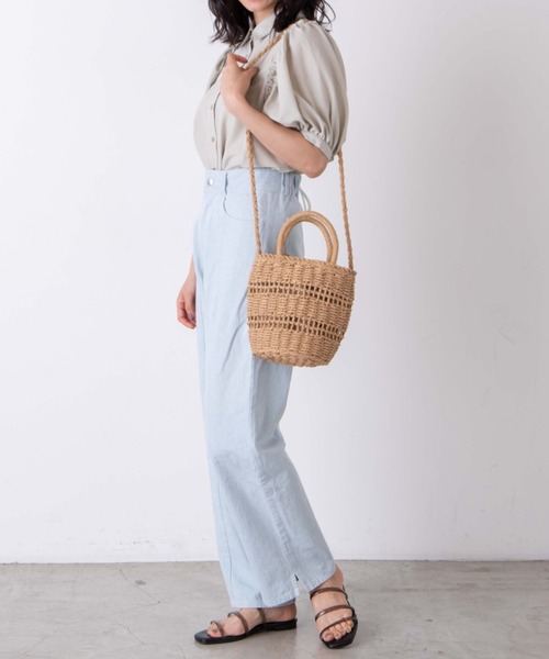 WEGO（ウィゴー）の「WEGO/2wayデザイン編みショルダー（ショルダーバッグ・レディース・ナチュラル/ベージュ・FREE）」の12枚目の写真