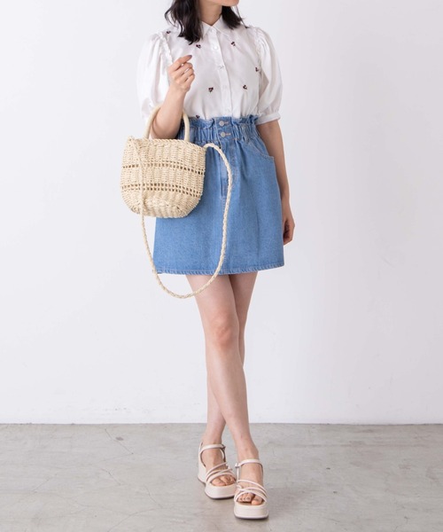 WEGO（ウィゴー）の「WEGO/2wayデザイン編みショルダー（ショルダーバッグ・レディース・ナチュラル/ベージュ・FREE）」の9枚目の写真