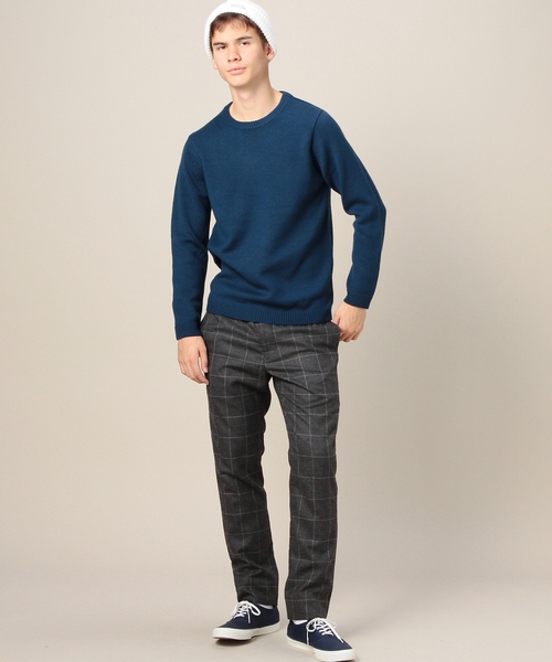 BEAUTY&YOUTH UNITED ARROWS（ビューティーアンドユースユナイテッドアローズ）の「BY ファイン クルーネック ニット ◆（ニット/セーター・メンズ・ブラック/ナチュラル/コバルトブルー・X-LARGE/SMALL/MEDIUM/LARGE）」の10枚目の写真