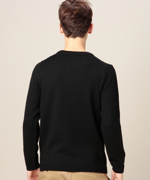 BEAUTY&YOUTH UNITED ARROWS（ビューティーアンドユースユナイテッドアローズ）の「BY ファイン クルーネック ニット ◆（ニット/セーター・メンズ・ブラック/ナチュラル/コバルトブルー・X-LARGE/SMALL/MEDIUM/LARGE）」の15枚目の写真