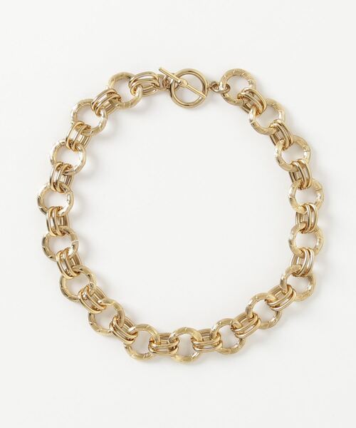 Ray BEAMS（レイビームス）の「Ray BEAMS / デッドストック リングチェーン チョーカー（チョーカー・レディース・ゴールド・ONE SIZE）」の4枚目の写真