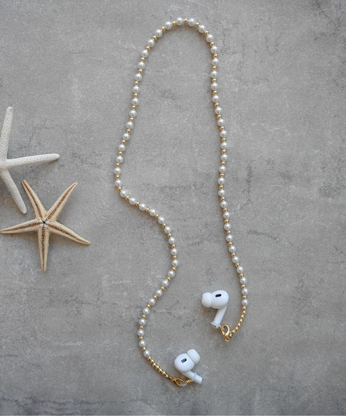 MUTURA（ムツラ）の「4way グラスコード/イヤホンホルダー/ネックレス/パールマスクチェーン（ネックレス・レディース・シルバー/ゴールド・ONE SIZE）」の21枚目の写真