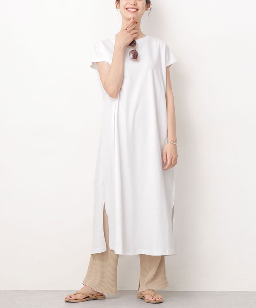 Jemorgan 別注フレンチスリーブカットワンピース Jemorgan 別注フレンチスリーブカットワンピース