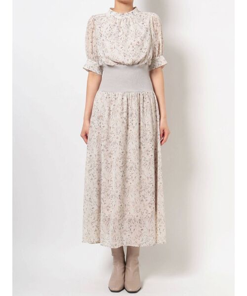 dazzlin（ダズリン）の「ウエストマークプリントワンピース（ワンピース・レディース・ブラック/オフホワイト/イエロー・FREE）」の18枚目の写真