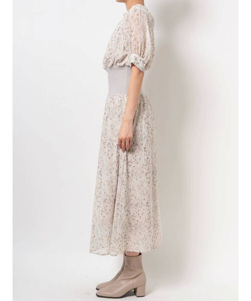 dazzlin（ダズリン）の「ウエストマークプリントワンピース（ワンピース・レディース・ブラック/オフホワイト/イエロー・FREE）」の19枚目の写真