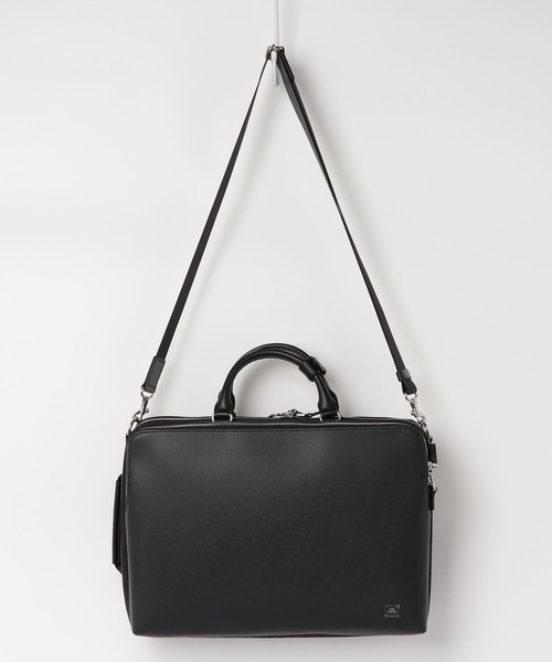 Calvin Klein（カルバン・クライン）の「【Calvin Klein / カルバンクライン】ホーム ビジネスA4ジャスト フルオープン（ビジネスバッグ・メンズ・ブラック/ネイビー・FREE）」の2枚目の写真
