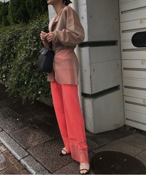 Ameri（アメリ）の「CONVERSION MESH KNIT PANTS（その他パンツ