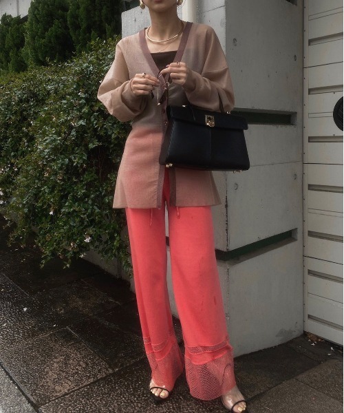 Ameri（アメリ）の「CONVERSION MESH KNIT PANTS（その他パンツ