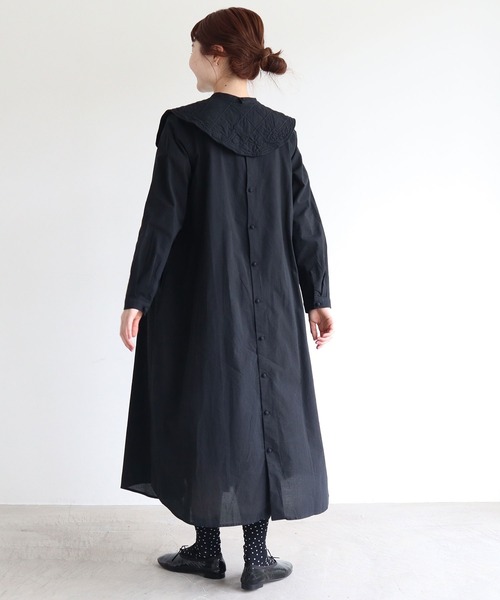 l'atelier du savon（アトリエドサボン）の「ミニドット　タイツ（タイツ/ストッキング・レディース・ブラック/アイボリー・FREE）」の10枚目の写真