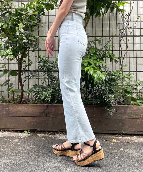 MAJESTIC LEGON（マジェスティックレゴン）の「レディベルパンツ（デニムパンツ・レディース・サックスブルー/ネイビー・MEDIUM/SMALL）」の8枚目の写真