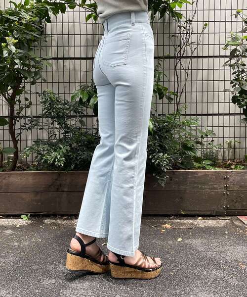 MAJESTIC LEGON（マジェスティックレゴン）の「レディベルパンツ（デニムパンツ・レディース・サックスブルー/ネイビー・MEDIUM/SMALL）」の9枚目の写真