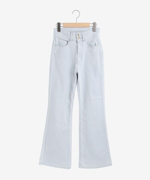 MAJESTIC LEGON（マジェスティックレゴン）の「レディベルパンツ（デニムパンツ・レディース・サックスブルー/ネイビー・MEDIUM/SMALL）」の19枚目の写真