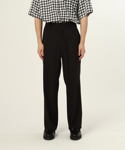 tk.TAKEO KIKUCHI(ティーケータケオキクチ)の「◆マットエステルワイドストレートパンツ(その他パンツ・メンズ・ブラック/オリーブ/ボルドー・01/02/03)」の14枚目の写真