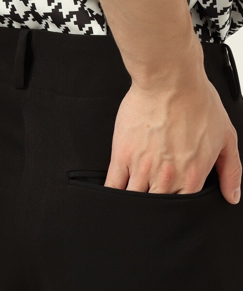 tk.TAKEO KIKUCHI(ティーケータケオキクチ)の「◆マットエステルワイドストレートパンツ(その他パンツ・メンズ・ブラック/オリーブ/ボルドー・01/02/03)」の18枚目の写真