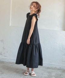 KOBE LETTUCE | ショルダーフリルリラックスワンピース(ワンピース)