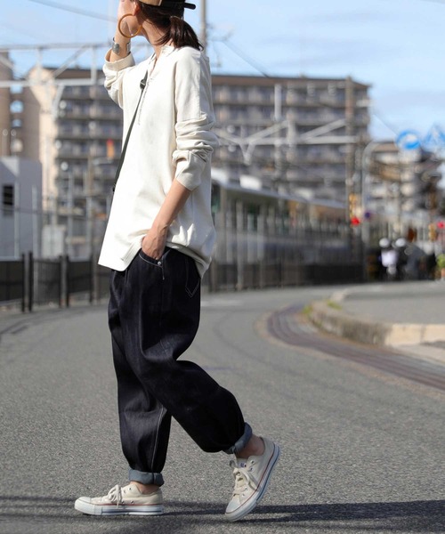 antiqua(アンティカ)の「デニムパンツ(デニムパンツ・レディース・ノンウォッシュ・L/XL)」の12枚目の写真