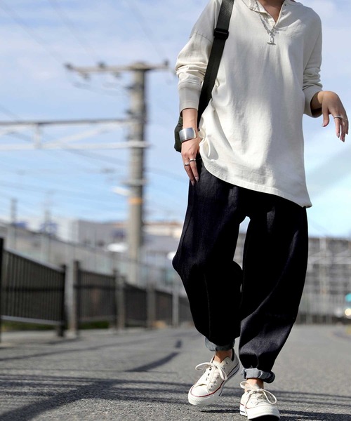 antiqua(アンティカ)の「デニムパンツ(デニムパンツ・レディース・ノンウォッシュ・L/XL)」の14枚目の写真