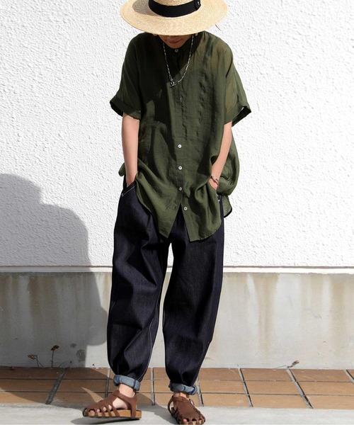 antiqua(アンティカ)の「デニムパンツ(デニムパンツ・レディース・ノンウォッシュ・L/XL)」の3枚目の写真