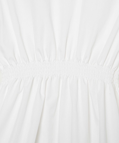 WEGO（ウィゴー）の「WEGO/ウエストギャザーシャツチュニック（シャツ/ブラウス・レディース・ホワイト/ブラック・FREE）」の12枚目の写真