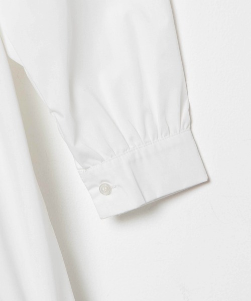 WEGO（ウィゴー）の「WEGO/ウエストギャザーシャツチュニック（シャツ/ブラウス・レディース・ホワイト/ブラック・FREE）」の10枚目の写真