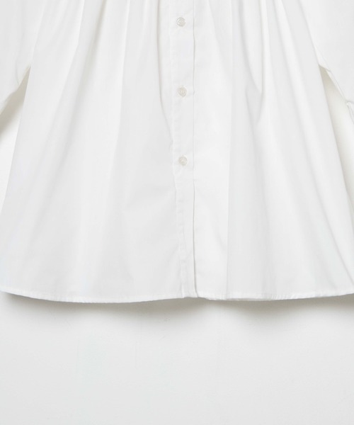 WEGO（ウィゴー）の「WEGO/ウエストギャザーシャツチュニック（シャツ/ブラウス・レディース・ホワイト/ブラック・FREE）」の21枚目の写真