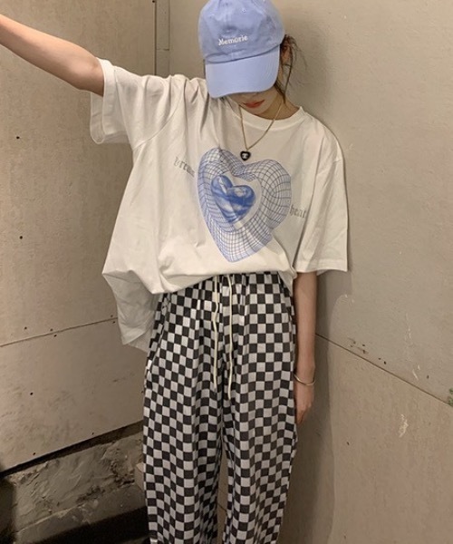 KOR（ケーオーアール）の「ブロックチェックパンツ（スラックス・レディース・ライトブラック/ベージュ・FREE）」の8枚目の写真