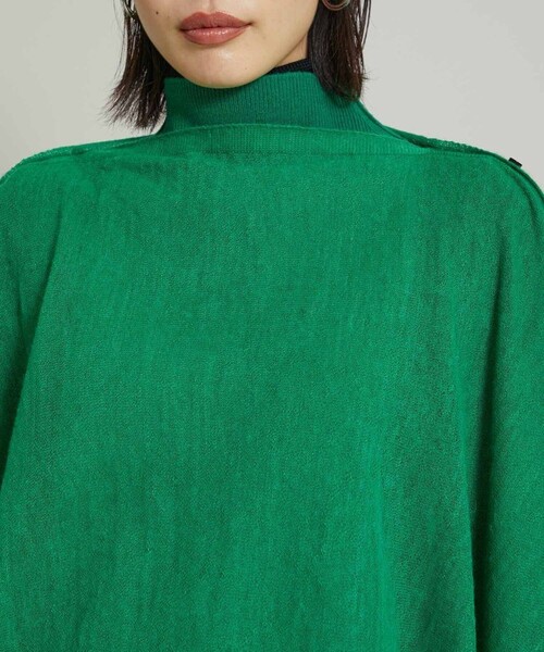 TAN（タン）の「【TAN(タン)】フラッフィーワンピースアンドトップス 21AW-2（Tシャツ/カットソー・レディース・ブラック/グリーン・FREE）」の21枚目の写真