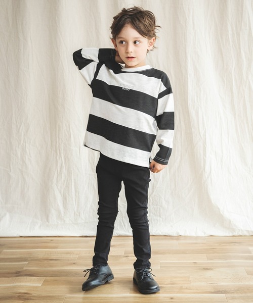 BRANSHES（ブランシェス）の「【プレミアムストレッチ】 パンツ ユニセックス スキニー チェック/無地（チノパンツ・キッズ・ベージュ/ブラック/ブラウン/グレー・90cm/130cm/120cm/150cm/100cm/140cm/110cm）」の10枚目の写真