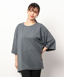 AMERICAN HOLIC | SZ天竺サイドスリットカットチュニック(Tシャツ/カットソー)