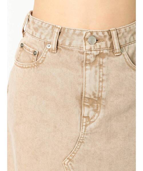 EVRIS（エヴリス）の「BASICデニムミニスカート（デニムスカート・レディース・ベージュ/ブラック/ライトブルー・MEDIUM/SMALL）」の12枚目の写真