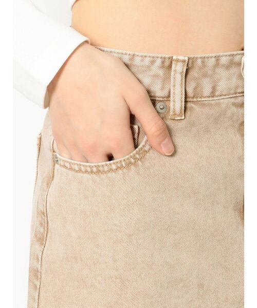 EVRIS（エヴリス）の「BASICデニムミニスカート（デニムスカート・レディース・ベージュ/ブラック/ライトブルー・MEDIUM/SMALL）」の14枚目の写真