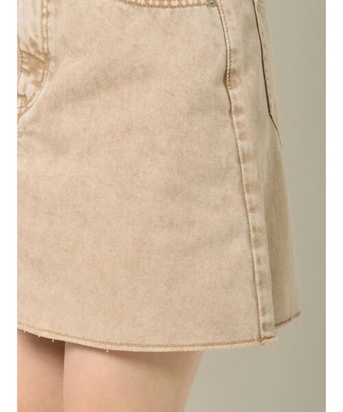 EVRIS（エヴリス）の「BASICデニムミニスカート（デニムスカート・レディース・ベージュ/ブラック/ライトブルー・MEDIUM/SMALL）」の15枚目の写真