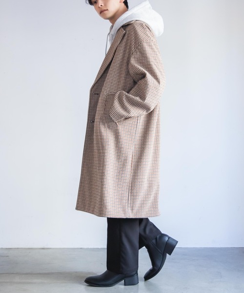 WEGO（ウィゴー）の「WEGO/ニットメルトンダブルオーバーコート（チェスターコート）」 - WEAR