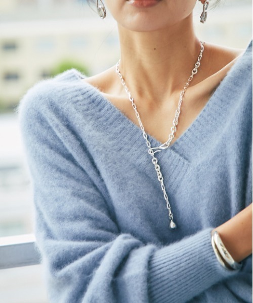 in mood（インムード）の「in mood/インムード　DROPネックレス（ネックレス・レディース・シルバー/ゴールド・FREE）」の9枚目の写真