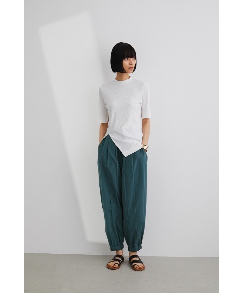 STYLEMIXER(スタイルミキサー)の「ランダムリブスリットトップ(Tシャツ/カットソー・レディース・ブラック/ホワイト/オレンジ・FREE)」の2枚目の写真