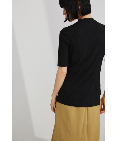 STYLEMIXER(スタイルミキサー)の「ランダムリブスリットトップ(Tシャツ/カットソー・レディース・ブラック/ホワイト/オレンジ・FREE)」の10枚目の写真