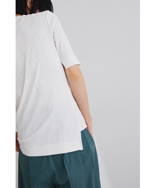 STYLEMIXER(スタイルミキサー)の「ランダムリブスリットトップ(Tシャツ/カットソー・レディース・ブラック/ホワイト/オレンジ・FREE)」の18枚目の写真