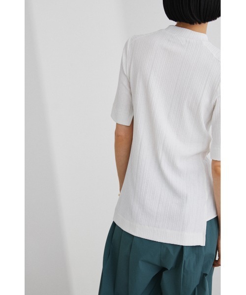 STYLEMIXER(スタイルミキサー)の「ランダムリブスリットトップ(Tシャツ/カットソー・レディース・ブラック/ホワイト/オレンジ・FREE)」の19枚目の写真