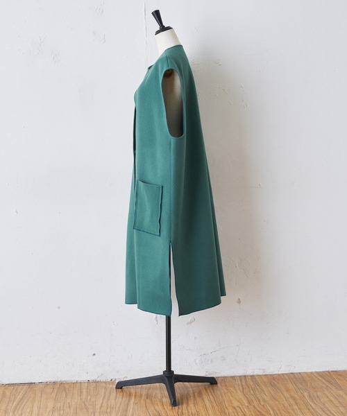 BEARDSLEY（ビアズリー）の「ウール羽織（その他アウター・レディース・グリーン/ネイビー・FREE）」の11枚目の写真