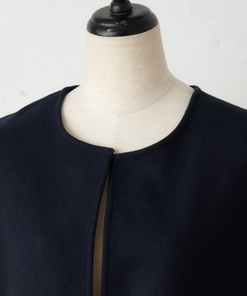 BEARDSLEY（ビアズリー）の「ウール羽織（その他アウター・レディース・グリーン/ネイビー・FREE）」の20枚目の写真