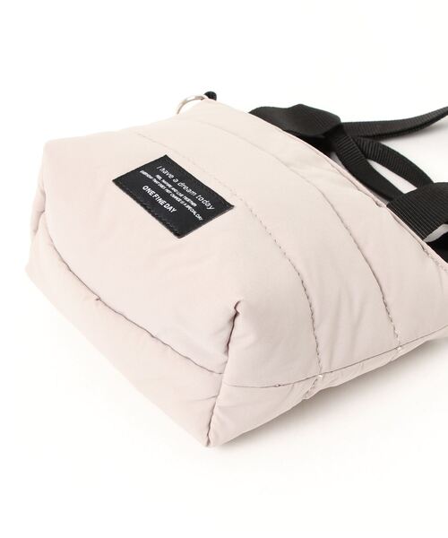 Samansa Mos2 blue（サマンサモスモスブルー）の「ボンディング2WAYミニショルダー（ショルダーバッグ・レディース・ベージュ/グレー/カーキ・ﾌﾘ-）」の4枚目の写真