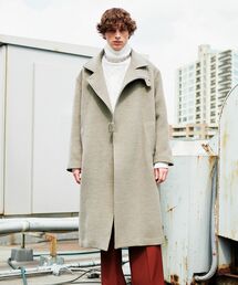 tk.TAKEO KIKUCHI | テックウールビーバータイロッケンコート(チェスターコート)