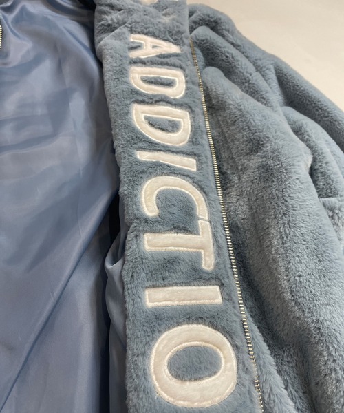 GALLIS ADDICTION（ガリスアディクション）の「GA INSIDE LOGO FUR-BLOUSON/フード ファーブルゾン（ブルゾン・メンズ・ホワイト/ライトブルー/ブラック/ホワイト系その他2/ブラック系その他2・M/L）」の12枚目の写真
