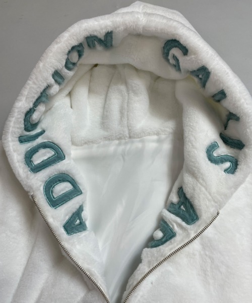 GALLIS ADDICTION（ガリスアディクション）の「GA INSIDE LOGO FUR-BLOUSON/フード ファーブルゾン（ブルゾン・メンズ・ホワイト/ライトブルー/ブラック/ホワイト系その他2/ブラック系その他2・M/L）」の14枚目の写真